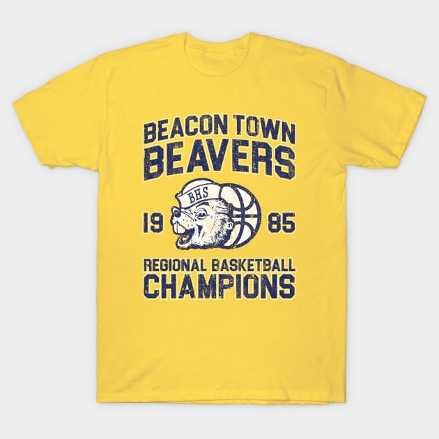 Beacon Town High School Beavers Basketball - Teen Wolf T-Shirt by huckblade